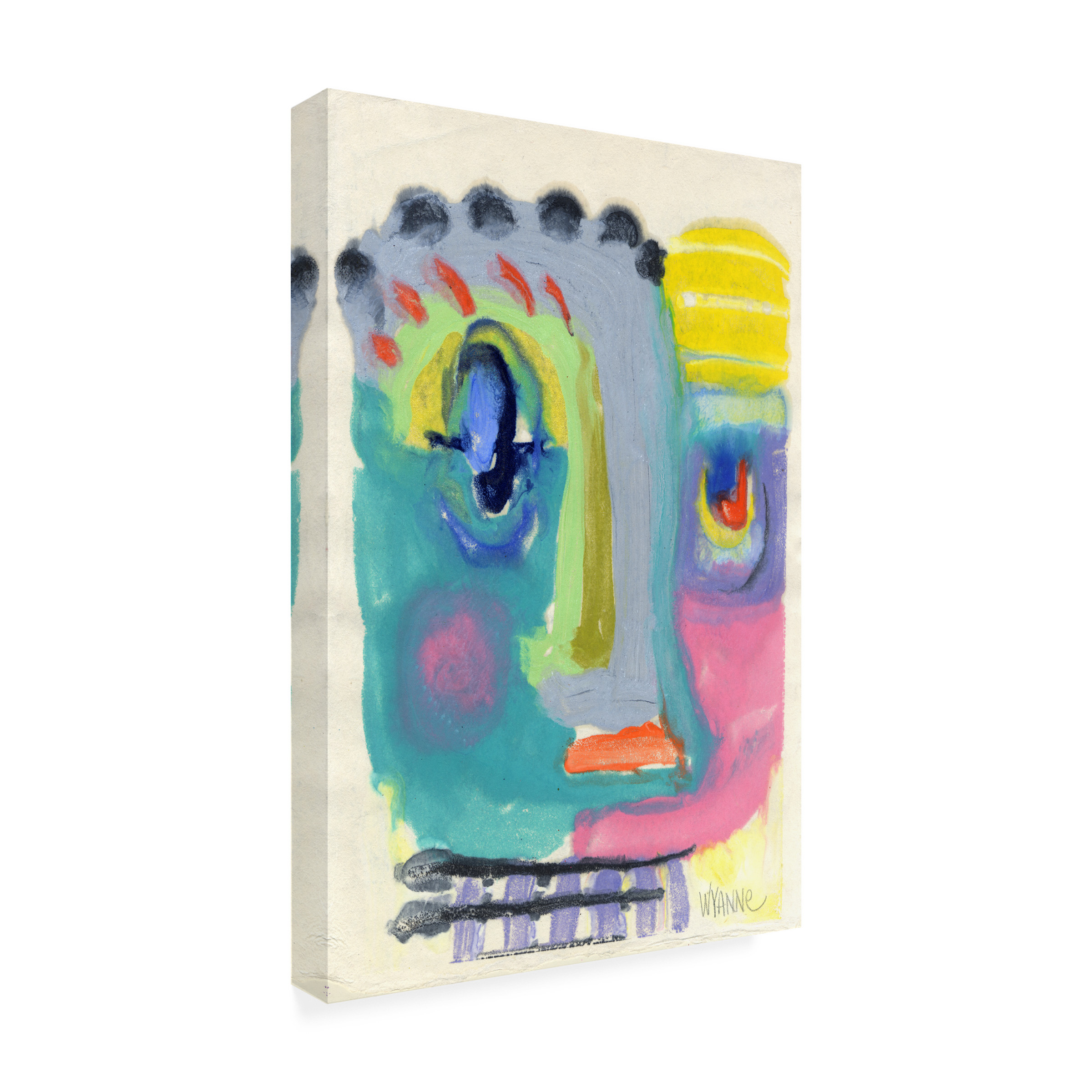 Trademark Fine Art 'Blah Blah Blah' Canvas Art by Wyanne