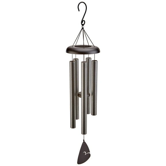 Carson Home Accents Signature Series Chimes 36-Inch Pewter Fleck Chime