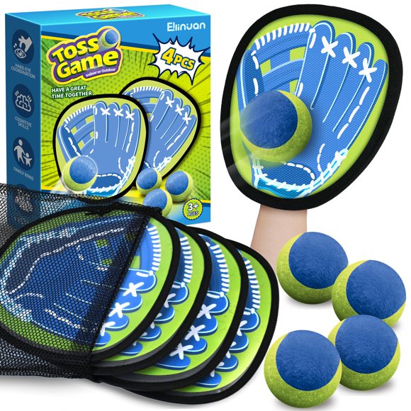 Set Ellinjan de 4 guantes de entrenamiento de béisbol Catch Ball Game Set