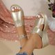 thumbnail image 5 of Mujeres Más Tamaño Vestidos de Verano Doble Correa Cuña Tacón Sandalias Casual Versátil Aumento de la Altura Zapatos Primavera, 5 of 9