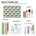 thumbnail image 5 of Haiem Cute Broccoli Music Lover Merch Makeup Bag, Cosmetic Bag,Singer Fans Cosmetic Bag, Portable Stationary Storage Organizer, Travel Makeup Bag, 5 of 8