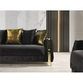 thumbnail image 5 of Lust Modern Style 2PC Living Room Set Made with Wood in Black, 5 of 18