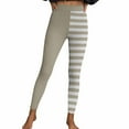 thumbnail image 7 of Guluxicc Women Leggings Stretch Tummy Control High Rise Yoga Pants Striped Halloween Leggings, 7 of 7