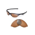 thumbnail image 5 of Walleva Brown Polarized Replacement Lenses for Oakley Half Jacket Sunglasses, 5 of 6