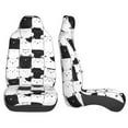 thumbnail image 3 of Pofeuu Doodle Cute Cat Print Automotive Car Seat Covers Flat Cloth Full Set Seat Covers,Car Seat Covers front seats for Cars Trucks and SUVs(Two packs), 3 of 7