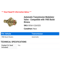 thumbnail image 2 of Automatic Transmission Modulator Valve - Compatible with 1985 Buick Riviera, 2 of 2