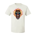 thumbnail image 2 of Flaming Laughing Fierce Clown | Mens Cars and Trucks Graphic T-Shirt, White, 5XL, 2 of 3