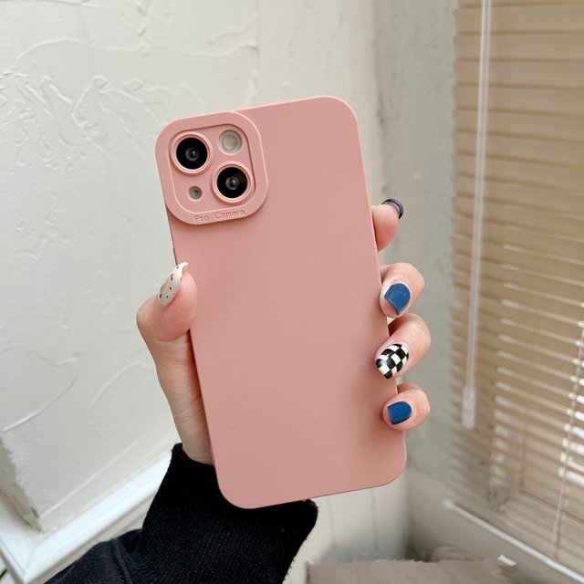Carcasa Para IPhone 11 12 Pro Max Mini Funda Protectora De Silicona Suave Con Lente Flexible