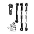 thumbnail image 1 of fastboy RC Car Pull Rods Accessories Set Metal Servo Connector Turnbuckle Linkage Rod Kit Upgrade Component Modified Components Black, 1 of 7