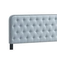 thumbnail image 3 of Littleton Queen Tufted Upholstered Bed Delft Blue, 3 of 3