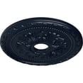 thumbnail image 3 of Ekena Millwork 20 7/8"OD x 3 5/8"ID x 1 5/8"P Palmetto Ceiling Medallion (Fits Canopies up to 5"), Hand-Painted Midnight Dream, 3 of 7