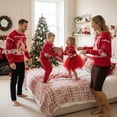 thumbnail image 6 of Matching Family Christmas Pullover Sweaters Long Sleeve Snowflake Crewneck Knitted Pullover Tops, 6 of 8
