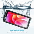 thumbnail image 5 of KOMI Moto G Power 2022 Case, IP68 Waterproof Dustproof Case with Built-in Screen Protector, Rugged Full Body Shockproof Phone Cover for Motorola G Power 2022, Black, 5 of 5