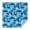 Blue Geometric Pattern, variant on Blue Geometric Pattern Square Tablecloth,Waterproof Square Table Cover,Wipeable Spillproof Washable Table Cover for Home Kitchen Party Decor 42"X42"(107x107cm)
