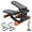 Orange, variant on Mini Steppers, Stair Steeper with Resistance Bands for Exercise, Portable Stair Steppers with Low Noise, 300 lbs Weight Capacity, Black