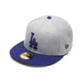 thumbnail image 2 of GORRA NEW ERA 59FIFTY 7 1/4 LOS ANGELES DODGERS EST.1890 HEATHER PATCH 60272479, 2 of 4