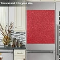 thumbnail image 6 of Coolnut Red Glitter Texture Dishwasher Magnet Cover, Magnetic Refrigerator Panel Decal Wash Machine Front Door Decorative Cover for Home Kitchen Farmhouse Decor, 23"x 26", 6 of 6