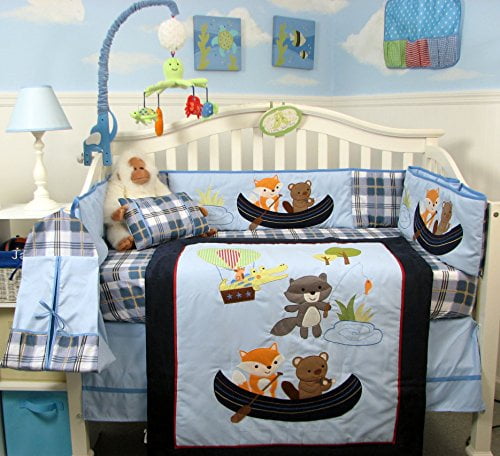 fishing crib bedding