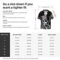 thumbnail image 5 of Sikiie Vintage Black white Plant skull Men's Cuban Shirt, Hawaiian Shirts, Business Casual Button Down Shirts, Short Sleeve Shirt-Medium, 5 of 5