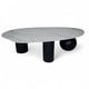thumbnail image 1 of Mesa de Centro Váríxa Stone Blanca – Mesa Moderna para Sala, Cubierta Tipo Piedra, Diseño Contemporáneo y Elegante, 1 of 3