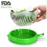 Bol coupe-salade mis à niveau Easy Salad Maker par WEBSUN, bol hachoir à salade de fruits et légumes rapide trancheuse à salade fraîche approuvée par la FDA