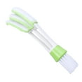 thumbnail image 1 of KAKOWELY 1 PC Mini Duster Double Ended MicroFiber Vent Duster Brush for Computer Keyboards Fans Air Conditioner Car Air Outlets Quick Cleaner with Removable Cloth Cover Precision Dusting Tool, 1 of 4