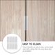 thumbnail image 3 of FUTUREORYY 8Ud De Puerta De Mueble Plata En Aluminio Para Uso En Cocina Oficina Y, 3 of 8