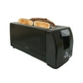 thumbnail image 1 of Hauz 4-Slice Toaster, Black, 1300W with Wide and Long Slots, 1 of 2