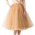 thumbnail image 3 of STAOEDU Adult Tutu Skirt, Tulle Tutus for Women, Mardi Gras Tutu Elastic Teen Adult Tulle Tutu Skirt, 3 of 3