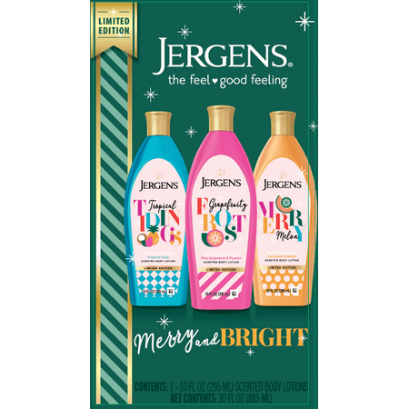 Jergens Hand and Body Lotion, Skin Smoothie, Holiday Gift Pack