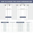 thumbnail image 2 of 64" Rail Hardware Heavy Duty Sliding Barn Door Track, Aluminium Alloy Wall Mount Kit for Single Door, Smoothly and Quietly Easy to Install (No Door), 2 of 9