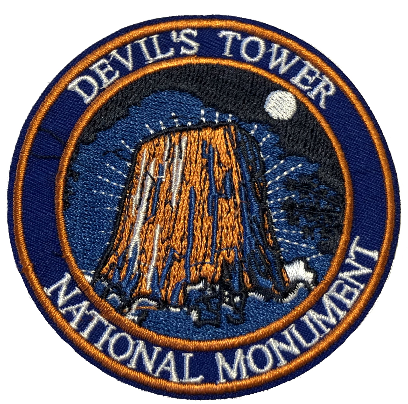 Devils Tower National Monument Embroidered Patch Iron Sew-On Applique Souvenir Devils Tower National Monument Embroidered Patch Iron Sew-On Applique Souvenir