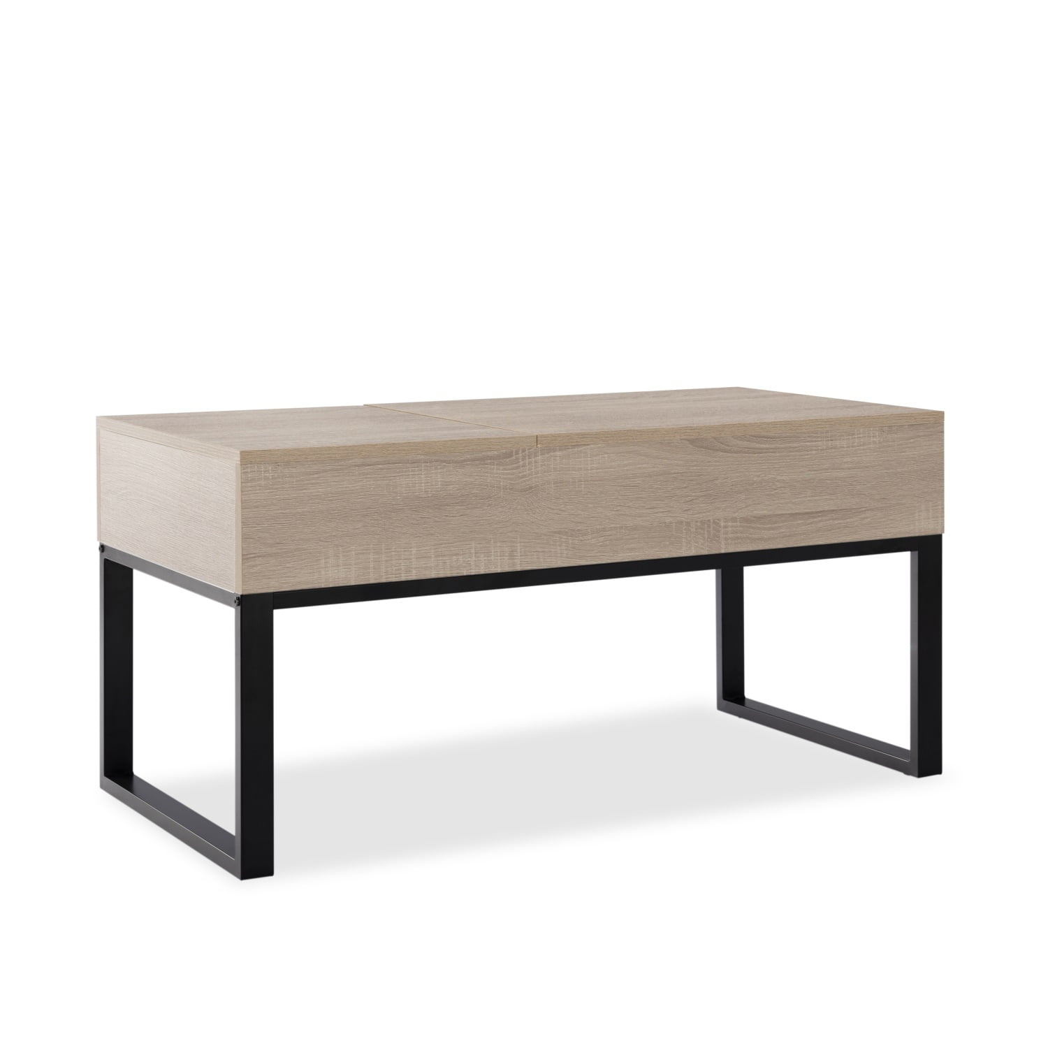 Kadyn Modern Lift Top Extendable Coffee Table , 39.37" MDF Coffee Table for Living Room Office, Coffee Tea Table with Storage, Natural