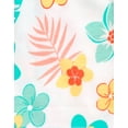 thumbnail image 6 of Disney Moana Little Girls' Short Sleeve Graphic T-Shirt and Bike Shorts 2-Piece Outfit Set Mist Mint and Tropical Floral Moana and Pua, 6 of 9