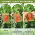 thumbnail image 4 of Fruit Protection Bags Green Fruit Trees Mesh Bags 6×8in 50pcs, 4 of 6