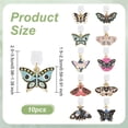 thumbnail image 2 of 10 tapones antipolvo tipo C para teléfono de 1 a 1,3 pulgadas con colgantes de mariposa, protectores de puerto USB C con forma de mariposa, 2 of 9