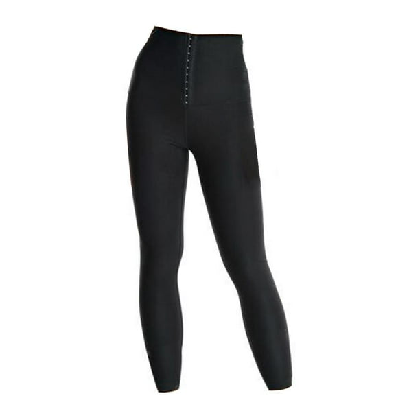 Pantalones deportivos adelgazantes para mujer, mallas de entrenamiento para sauna, gimnasio, fitness, entrenamiento en casa Pantalones L