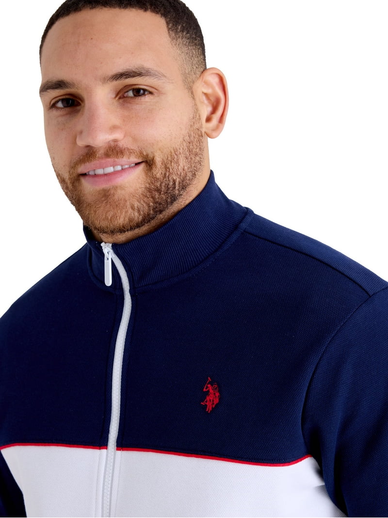 U.S. Polo Assn. Men's Modern Sport Colorblock Track Jacket