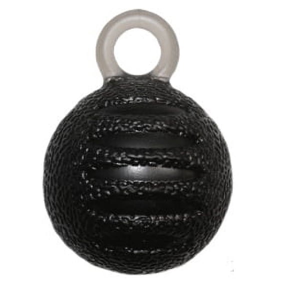 HAND EXERCISER BALL, LOOP, EXTRA FIRM, BLACK