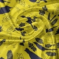thumbnail image 5 of Ambesonne Yellow Bird Window Valance, Avian and Petals, 54" X 18", Yellow Indigo, 5 of 5