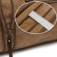 thumbnail image 4 of tredstone Sac à Bagages Grande Capacité en Toile Voyageant dans un Sac Week-End de Style Rétro pour Hommes et Femmes Gris, 4 of 6