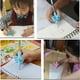 thumbnail image 4 of Empuñaduras de lápiz Empuñaduras de lápiz para niños Escritura a mano Corrección de postura Entrenamiento Escritura SIDA para niños pequeños Niños Necesidades especiales (5 PCS), 4 of 5