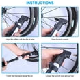 thumbnail image 5 of GIXUSIL Mini Bike Pump Classic Edition - Fits Presta and Schrader valves - High Pressure PSI - Bicycle Tire Pump for Road and Mountain Bik, 5 of 7