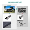 thumbnail image 6 of MOALCOFER 10x20FT Portable Carport with Side-Opening Door,Heavy Duty Car Canopy Garage with Waterproof UV-Resistant Cover, 6 of 6