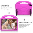 thumbnail image 4 of iPad 10.2 2020/2019 Kids Case, iPad 8th/7th Gen Case with Built-in Soft Screen Protector, Dteck Light Weight EVA Foam Shockproof Handle Case Kickstand Kids Friendly Cover For iPad 10.2 inch, Rose, 4 of 7