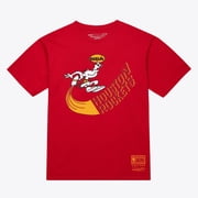 Unisex Mitchell & Ness Red Houston Rockets Hardwood Classics Arch T-Shirt