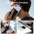 thumbnail image 5 of Kuulaa 5000mAh Magnetic Power Bank, 0.27in Ultra-Slim & Glass Back, 7.5W Magnetic & 20W PD Fast Charging Compatible for iPhone 17/16/15/14/13/12, Samsung Galaxy, 5 of 9