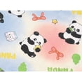 thumbnail image 4 of Beezizac Girls' Short Sleeve Pajama Set Cotton Slim Fit All-Over Cute Pandas Print Soft Kids Sleepwear Size 8, 4 of 7