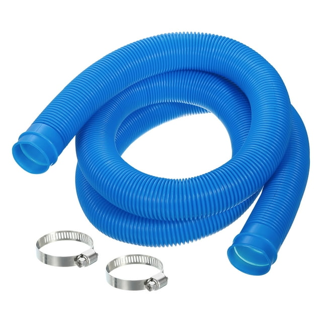 Unique Bargains Pool Replacement Hose, 1 Pack 1.22 x 59' Pool Filter Pump Replacement Hoses, Blue
