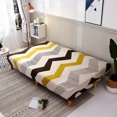 thumbnail image 3 of Housse de Futon Imprimée Protecteur de Meubles Polyester Élastique Housse de Canapé Extensible, 3 of 5